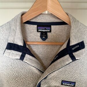 Patagonia Light Gray Sherpa fleece